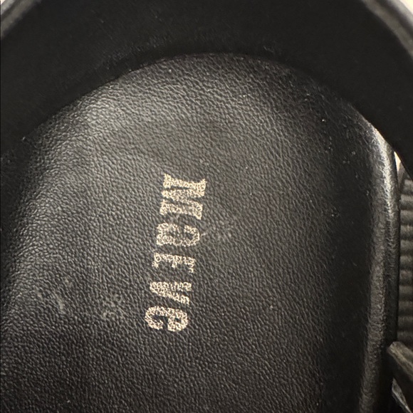 Like new! Maeve for Anthropologie Black Double Strap Sandals, sz 8 - Picture 5 of 15